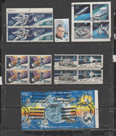 USA -Assortment Of 45 Used Stamps-" History Of SPACE EXPLORATION On Stamps". - North  America