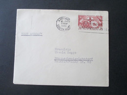 Australien 1956 Stempel Adelaide South Ausralia Nach Braunschweig Lehndorf Gesendet - Covers & Documents