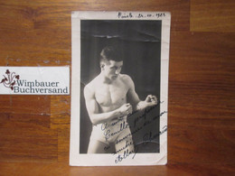 Original Autographe Albert Tharaud Boxing /// Autogramm Autograph Signiert Signed Signee - Autogramme & Autographen
