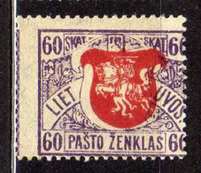 Litauen / Lietuva, 1919,  Mi 56 *, Zähnung 14 1/4 X 14 [021220L] - Lituania