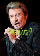 Johnny Hallyday Avec Micro (1)  -  Affiche A3 Plastifiée - Manifesti & Poster