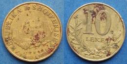 ALBANIA - 10 Leke 2000 KM# 77 Europe - Edelweiss Coins - Albanien