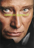 Johnny Hallyday Gros Plan  -  Affiche A3 Plastifiée - Plakate & Poster