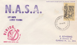 N°1006 N -lettre (cover) -Viking - NASA- - Oceanië