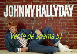 Johnny Hallyday  Avec Le Mur Dans Le Dos " SLC"  -  Affiche A3 Plastifiée - Manifesti & Poster