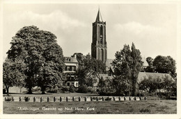 Nederland, AMERONGEN, Gezicht Op Ned. Herv. Kerk (1961) Ansichtkaart - Amerongen