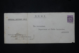 NEW SOUTH WALES - Entier Postal " O.H.M.S. " Pour Sydney En 1895 - L 80163 - Covers & Documents