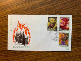 FDC 1463/5 Calamités Rampen - Zonder Classificatie