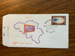 FDC 1621 Belgica ˋ72 - Sin Clasificación