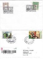 Hungary,Judaica Postmark, 2 Covers - Marcophilie