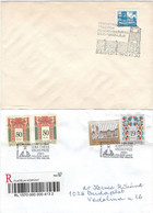 Hungary,Judaica Postmark, 2 Covers - Marcophilie