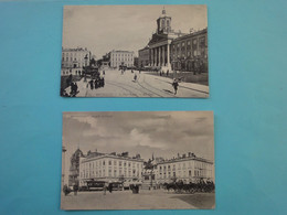 Bruxelles-lot De 2 Cpa: Place Royale - Sets And Collections