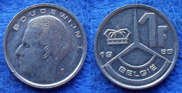 BELGIUM - 1 Franc 1989 Flemish KM#171 Baudouin I (1951-1993) - Edelweiss Coins - Non Classificati