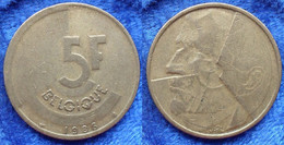 BELGIUM - 5 Francs 1986 French KM#163 Baudouin I (1951-1993) - Edelweiss Coins - Sin Clasificación