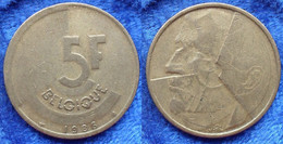 BELGIUM - 5 Francs 1986 French KM#163 Baudouin I (1951-1993) - Edelweiss Coins - Non Classificati