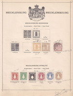 Germany, Mecklenburg_Schwerin  Post Stamps - Mecklenburg-Schwerin