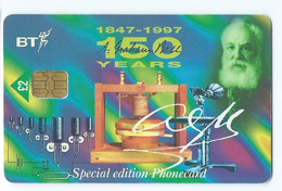 Phonecard - United Kingdom - [1] BT - British Telecom - Special Edition - Alexander Bell,science,Telephone And Telegraph - Altri