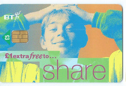 Phonecard - United Kingdom - [1] BT - British Telecom - Share Kids, - Altri