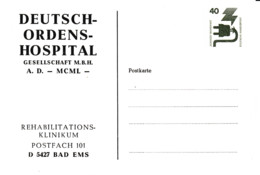 BRD, PP 069 B2/001,  Unfall 40, DEUTSCH-ORDENS-HOSPITAL, Bad Ems - Postales Privados - Nuevos