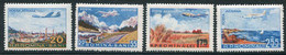 ROMANIA 1956 Airmail: Landscapes MNH / **.  Michel 1626-29 - Ungebraucht