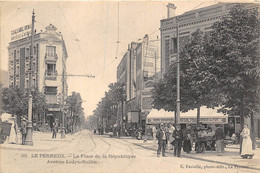 94-LE-PERREUX- LA PLACE DE LA REPUBLIQUE , AVENUE LEDRU-ROLLIN - Le Perreux Sur Marne