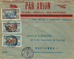 1926- Enveloppe LATECOAIRE  Affr. 4,30 F  Pour Narbonne - Storia Postale