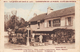 94-LA-QUEUE-EN-BRIE- CARREFOUR DE LA POMPE, CAFE DES SPORTS - La Queue En Brie