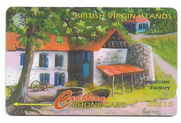 British Virgin Islands, Caribbean, Used Phonecard, No Value, Collectors Item, # Bvi-5  Shows Wear - Maagdeneilanden