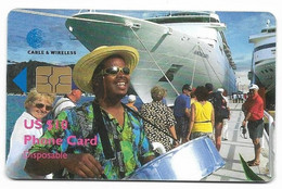 British Virgin Islands, Caribbean, Used Phonecard, No Value, Collectors Item, # Bvi-6  Shows Wear - Islas Virgenes