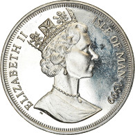 Monnaie, Isle Of Man, Elizabeth II, Crown, 1999, Pobjoy Mint, Jour De - Eiland Man