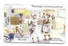 St. Maarten, TelEm, Used Chip Phonecard, No Value, Collectors Item, # Stmaarten-3 - Antillen (Nederlands)