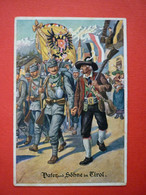 WAR 1914 - 18 ,VATER UND SOHNE IN TIROL - Oorlog 1914-18