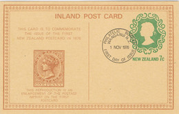 38477. Entero Postal WANGANUI (new Zealand) 1976. Stamp Centenary Reproduction - Entiers Postaux