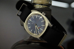 Watches :  PRONTO SPORTAL SR HANDWINDING VINTAGE BLUE DIAL - Original - Running - - Horloge: Luxe