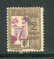GUADELOUPE- Taxe Y&T N°25- Oblitéré - Timbres-taxe