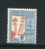 GUADELOUPE- Taxe Y&T N°26- Neuf Avec Charnière * - Timbres-taxe