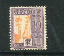 GUADELOUPE- Taxe Y&T N°28- Neuf Avec Charnière * - Timbres-taxe