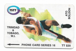 Trinidad & Tobago, Used Phonecard, No Value, Collectors Item, # Trinidad-4  Shows Wear - Antillas (Nerlandesas)