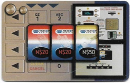 Namibia - Telecom Namibia - Vending Machine (FV. In Red), Solaic, 2000, 10$, Used - Namibia