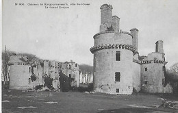 Cléder. Le Chateau De Kergournadeac'h, Le Grand Donjon Coté Sud Ouest. - Cléder