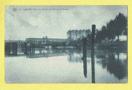 * Hamme (Oost Vlaanderen) * (SBP, Nr 12) Pont Du Chemin De Fer Sur La Durme, Bridge, Brug, Brucke, Canal, Quai, TOP - Hamme