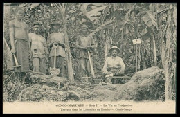 Congo Mayumbe, Travaux Dans Les Limonites Du Kombo 1938, Timbres 5c "Petit Sceau De L'Etat" La Roche-en-Ardenne,Tourisme - Interi Postali