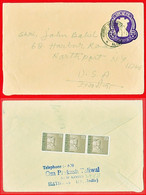 India 1977 Cover To USA (AZ) - Covers