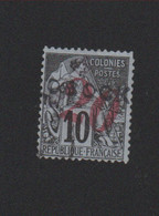 Timbre Obock N° 27, 20 Sur 10 C Alphée Dubois Oblitéré - Used Stamps