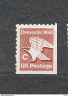 USA  Scott # 1948 - Year 1981 - "C Rate"  Booklet Single Lower Right (2 Cuts)  Mint Never Hinged   (MNH) - Unused Stamps