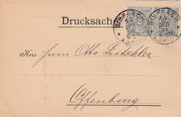 AD Wurttemberg Postkarte 1894 - Wuerttemberg