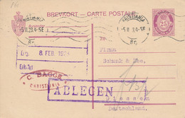 Norway / Norge - 1923 - 25 öre Brevkort From Kristiania To Giessen - Enteros Postales