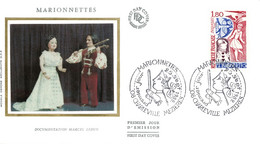 France FDC 1982 Marionnettes Puppets - Puppets