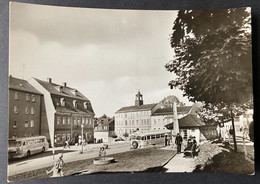 Zwönitz Blick Zum Rathaus/ Bus - Zwönitz