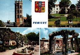 4955 Carte Postale PAMIERS Les Jardins, Le Square De La Poste, Les 3 Clochers         09 Ariège - Pamiers